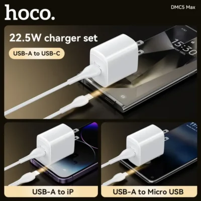 Sỉ Bộ Sạc Nhanh Hoco DMC5 Max 22.5W (IP) – Hiệu Suất Cao, Giá Tận Gốc Sỉ Bộ Sạc Nhanh Hoco DMC5 Max 22.5W (IP) – Hiệu Suất Cao, Giá Tận Gốc - Ảnh 4