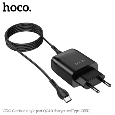 Bộ Sạc Nhanh Hoco C72Q 18W QC3.0 Kèm Cáp Type-C - Ảnh 4