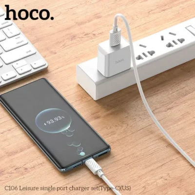 Sỉ Bộ Sạc Hoco C106 Type-C (US) – Nguồn Hàng Phụ Kiện Chính Hãng Giá Tận Gốc - Ảnh 6