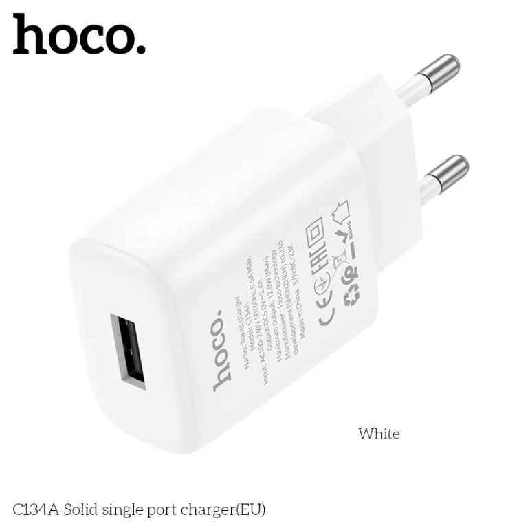 Củ Sạc Hoco C134A Một Cổng – Nhỏ Gọn Củ Sạc Hoco C134A Một Cổng – Nhỏ Gọn - Ảnh 2