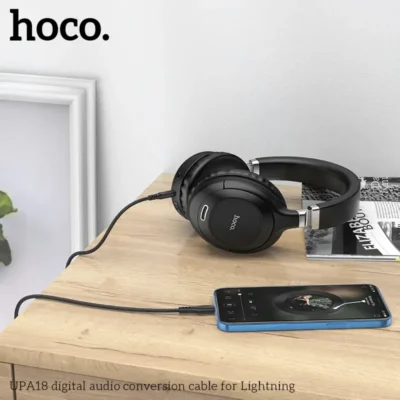 Cáp Chuyển Đổi Âm Thanh Kỹ Thuật Số Hoco UPA18 (Lightning sang 3.5mm) Cáp Chuyển Đổi Âm Thanh Kỹ Thuật Số Hoco UPA18 (Lightning sang 3.5mm) - Ảnh 2