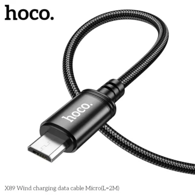Cáp Sạc Hoco X89 Micro USB 2M – Dây Dù Siêu Bền, Chiều Dài Vượt Trội, Sạc Ổn Định - Ảnh 6