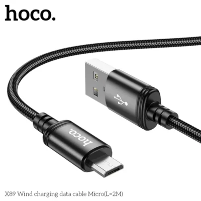 Cáp Sạc Hoco X89 Micro USB 2M – Dây Dù Siêu Bền, Chiều Dài Vượt Trội, Sạc Ổn Định - Ảnh 7