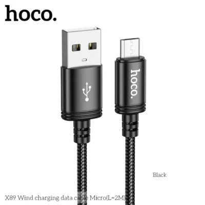 Cáp Sạc Hoco X89 Micro USB 2M – Dây Dù Siêu Bền, Chiều Dài Vượt Trội, Sạc Ổn Định - Ảnh 8