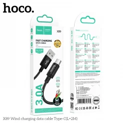 Cáp dữ liệu sạc Hoco X89 Type C 2M