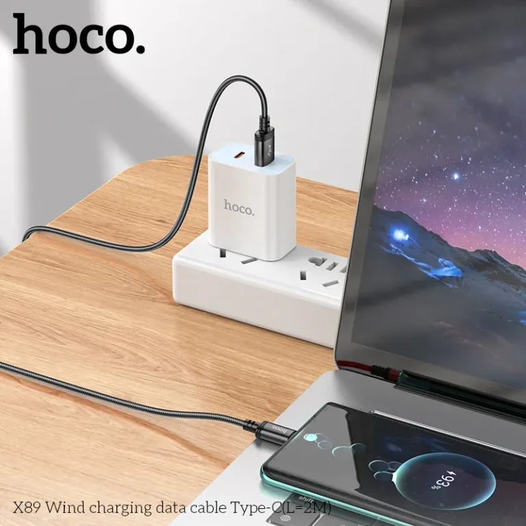 Cáp Sạc Hoco X89 Type-C 2M – Dây Dù Siêu Bền Cáp Sạc Hoco X89 Type-C 2M – Dây Dù Siêu Bền - Ảnh 3