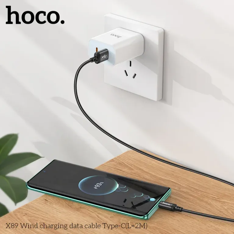 Cáp Sạc Hoco X89 Type-C 2M – Dây Dù Siêu Bền Cáp Sạc Hoco X89 Type-C 2M – Dây Dù Siêu Bền - Ảnh 4