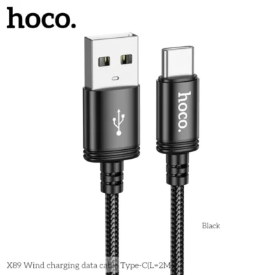 Cáp Sạc Hoco X89 Type-C 2M – Dây Dù Siêu Bền Cáp Sạc Hoco X89 Type-C 2M – Dây Dù Siêu Bền - Ảnh 9