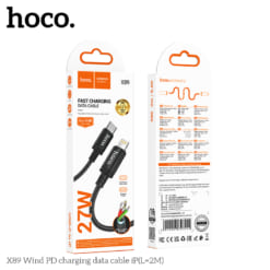 Cáp dữ liệu sạc Hoco X89 Wind C to iP(L=2M)