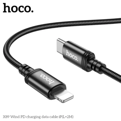 Cáp Sạc Hoco X89 Wind C To Lightning 2M – Sạc Nhanh PD 20W, Dây Dù Siêu Dài, Siêu Bền Cáp Sạc Hoco X89 Wind C To Lightning 2M – Sạc Nhanh PD 20W, Dây Dù Siêu Dài, Siêu Bền - Ảnh 9