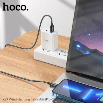 Cáp Sạc Hoco X89 iPhone 2M – Dây Dù Siêu Bền, Chiều Dài Vượt Trội - Ảnh 2