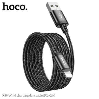 Cáp Sạc Hoco X89 iPhone 2M – Dây Dù Siêu Bền, Chiều Dài Vượt Trội - Ảnh 4