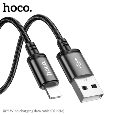 Cáp Sạc Hoco X89 iPhone 2M – Dây Dù Siêu Bền, Chiều Dài Vượt Trội - Ảnh 5