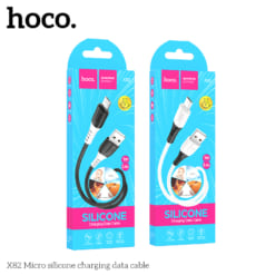 Cáp dữ liệu sạc silicon Hoco X82 Micro 1M, 2.4A