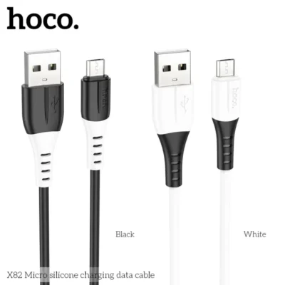 Cáp dữ liệu sạc silicon Hoco X82 Micro 1M, 2.4A – Siêu Dẻo, Chống Rối, Sạc Nhanh 2.4A Cho Android - Ảnh 7