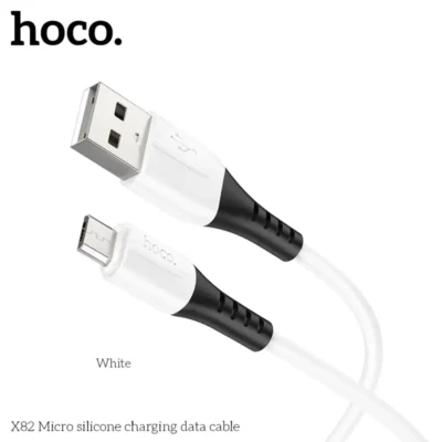 Cáp dữ liệu sạc silicon Hoco X82 Micro 1M, 2.4A – Siêu Dẻo, Chống Rối, Sạc Nhanh 2.4A Cho Android - Ảnh 9