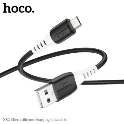 Cáp dữ liệu sạc silicon Hoco X82 Micro 1M, 2.4A – Siêu Dẻo, Chống Rối, Sạc Nhanh 2.4A Cho Android - Ảnh 10