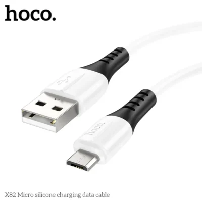 Cáp dữ liệu sạc silicon Hoco X82 Micro 1M, 2.4A – Siêu Dẻo, Chống Rối, Sạc Nhanh 2.4A Cho Android - Ảnh 11