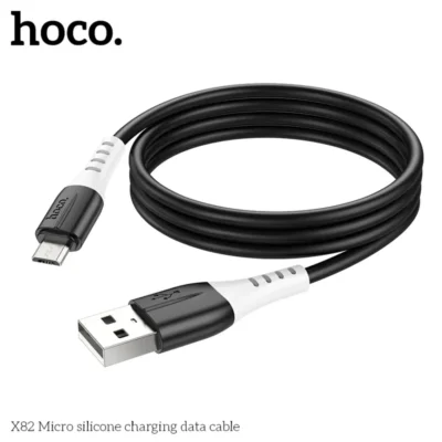 Cáp dữ liệu sạc silicon Hoco X82 Micro 1M, 2.4A – Siêu Dẻo, Chống Rối, Sạc Nhanh 2.4A Cho Android - Ảnh 12
