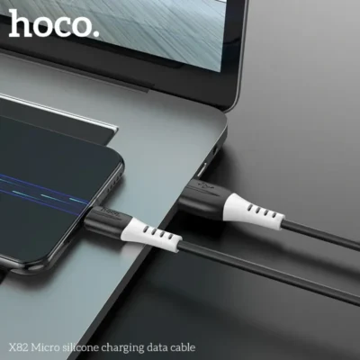 Cáp dữ liệu sạc silicon Hoco X82 Micro 1M, 2.4A – Siêu Dẻo, Chống Rối, Sạc Nhanh 2.4A Cho Android - Ảnh 13