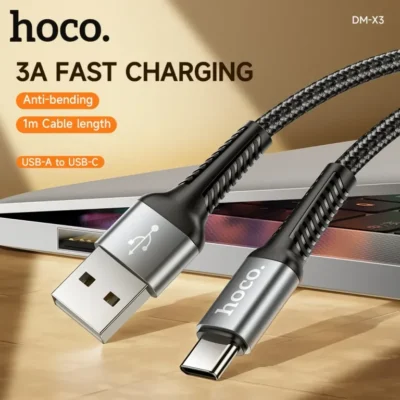 Cáp sạc Hoco DMX3 Type-C 1m 3A – Dây bện tiện dụng Cáp sạc Hoco DMX3 Type-C 1m 3A – Dây bện tiện dụng - Ảnh 3