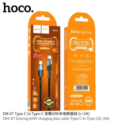 Cáp sạc Hoco DMX7 C to C 60w (1m)