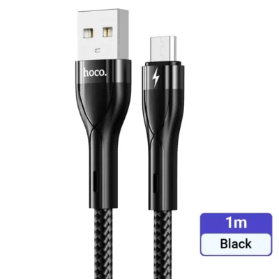 Cáp Sạc Hoco DMX4 Micro USB 1M – Dây Bọc Dù - Ảnh 3