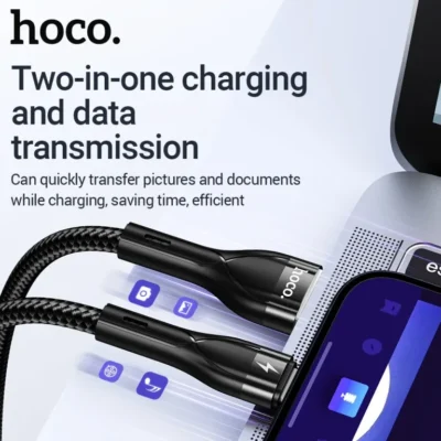 Cáp Sạc Hoco DMX4 Micro USB 1M – Dây Bọc Dù - Ảnh 5