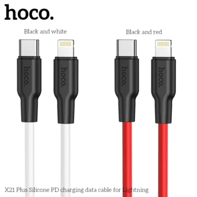 Cáp sạc Hoco X21 Plus Silicone PD cho Lightning – Siêu Dẻo, Siêu Bền - Ảnh 4