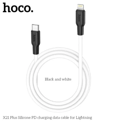 Cáp sạc Hoco X21 Plus Silicone PD cho Lightning – Siêu Dẻo, Siêu Bền - Ảnh 6