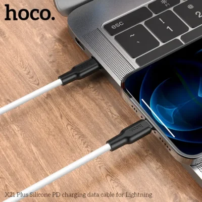 Cáp sạc Hoco X21 Plus Silicone PD cho Lightning – Siêu Dẻo, Siêu Bền - Ảnh 8