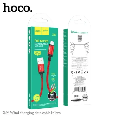 Cáp sạc Hoco X89 Micro – Bọc Dù Siêu Bền - Ảnh 4