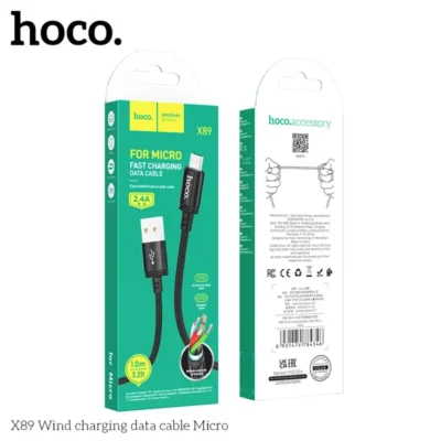 Cáp sạc Hoco X89 Micro – Bọc Dù Siêu Bền - Ảnh 5