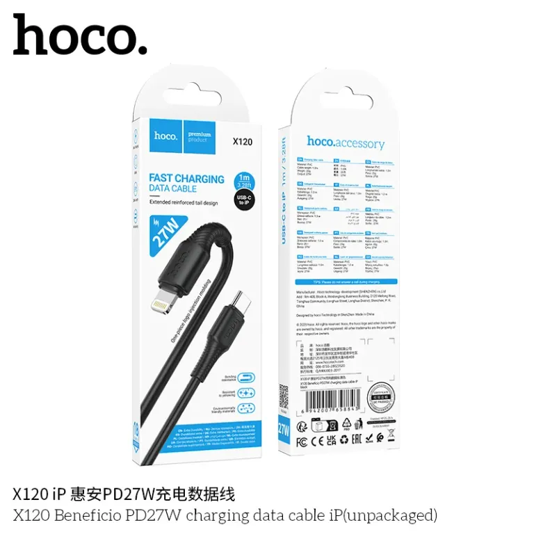 Cáp Sạc Hoco X120 Beneficio PD27W – Chuẩn Sạc Nhanh Cáp Sạc Hoco X120 Beneficio PD27W – Chuẩn Sạc Nhanh - Ảnh 5