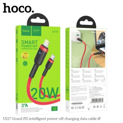 Cáp sạc nhanh tự ngắt thông minh Hoco U117 Type-C to IP Cáp sạc nhanh tự ngắt thông minh Hoco U117 Type-C to IP - Ảnh 11