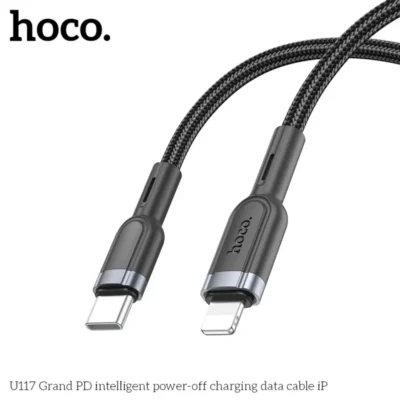 Cáp sạc nhanh tự ngắt thông minh Hoco U117 Type-C to IP Cáp sạc nhanh tự ngắt thông minh Hoco U117 Type-C to IP - Ảnh 5