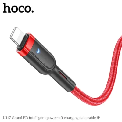 Cáp sạc nhanh tự ngắt thông minh Hoco U117 Type-C to IP Cáp sạc nhanh tự ngắt thông minh Hoco U117 Type-C to IP - Ảnh 6