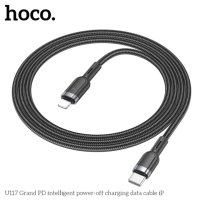 Cáp sạc nhanh tự ngắt thông minh Hoco U117 Type-C to IP Cáp sạc nhanh tự ngắt thông minh Hoco U117 Type-C to IP - Ảnh 7