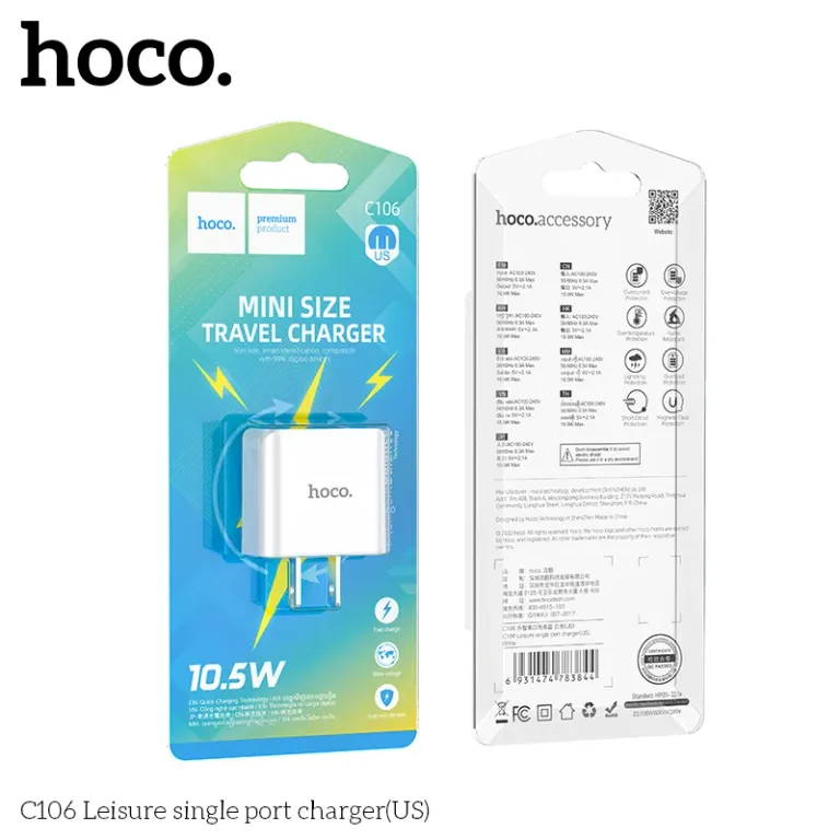Cốc sạc Hoco C106