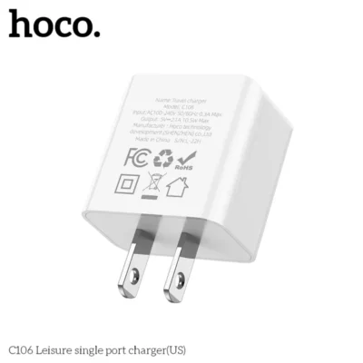 Cốc Sạc Hoco C106 Leisure – Thiết Kế Tối Giản - Ảnh 8