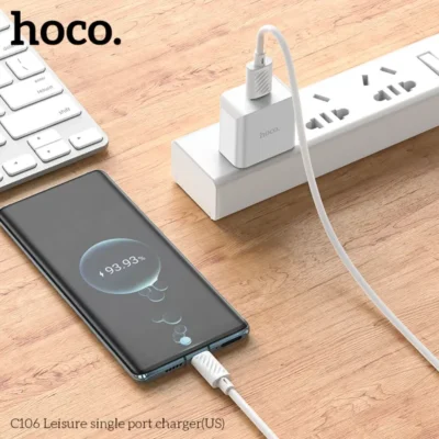 Cốc Sạc Hoco C106 Leisure – Thiết Kế Tối Giản - Ảnh 9