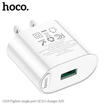 Cốc Sạc Hoco C109 Fighter (Single Port QC3.0) – Sạc Nhanh 18W Cốc Sạc Hoco C109 Fighter (Single Port QC3.0) – Sạc Nhanh 18W - Ảnh 6