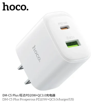 Cốc Sạc Hoco DMC5 Plus PD20W – Sạc Nhanh Tiêu Chuẩn, Thiết Kế Tối Ưu Cốc Sạc Hoco DMC5 Plus PD20W – Sạc Nhanh Tiêu Chuẩn, Thiết Kế Tối Ưu - Ảnh 3