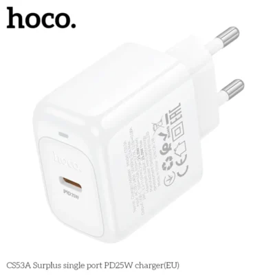 Cốc Sạc Hoco Surplus CS53A PD25W (EU) – Sạc Siêu Nhanh Cốc Sạc Hoco Surplus CS53A PD25W (EU) – Sạc Siêu Nhanh - Ảnh 3