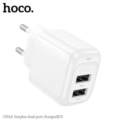 Cốc Sạc Hai Cổng Hoco Surplus CS51A (EU) – Giải Pháp Sạc Đôi Tiện Lợi Cốc Sạc Hai Cổng Hoco Surplus CS51A (EU) – Giải Pháp Sạc Đôi Tiện Lợi - Ảnh 5