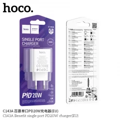 Cốc sạc PD20W một cổng C143A Benefit (EU)
