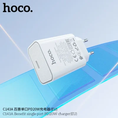 Cốc Sạc Hoco C143A Benefit PD20W (EU) – Chuẩn Sạc Nhanh - Ảnh 8