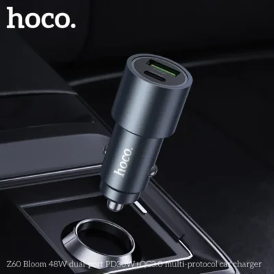 Tẩu Sạc Ô Tô Hoco Z60 Bloom 48W Cổng Kép PD30W + QC3.0 Tẩu Sạc Ô Tô Hoco Z60 Bloom 48W Cổng Kép PD30W + QC3.0 - Ảnh 2