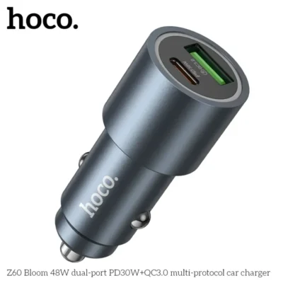 Tẩu Sạc Ô Tô Hoco Z60 Bloom 48W Cổng Kép PD30W + QC3.0 Tẩu Sạc Ô Tô Hoco Z60 Bloom 48W Cổng Kép PD30W + QC3.0 - Ảnh 6