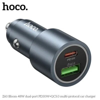 Tẩu Sạc Ô Tô Hoco Z60 Bloom 48W Cổng Kép PD30W + QC3.0 Tẩu Sạc Ô Tô Hoco Z60 Bloom 48W Cổng Kép PD30W + QC3.0 - Ảnh 7
